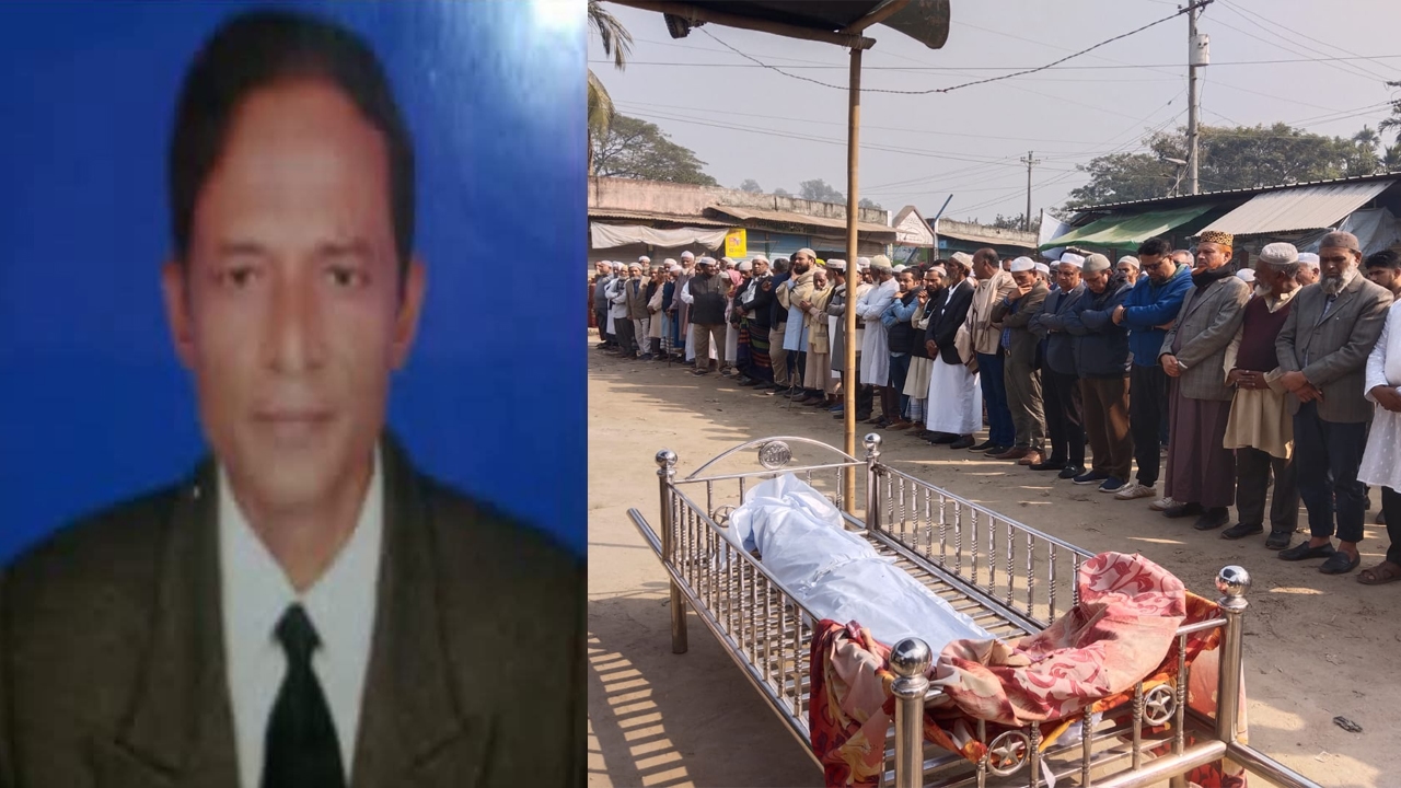 কুলিয়ারচরের সিনিয়র সাংবাদিক আহমেদ ফারুকের দাফন সম্পন্ন