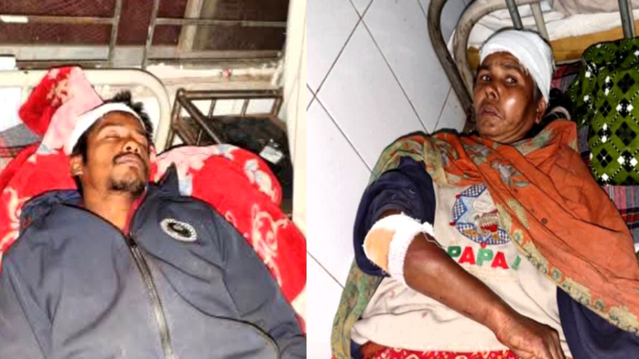 জমি বিরোধের জেরে হামলা ও অগ্নিসংযোগ নারীসহ আহত-৪