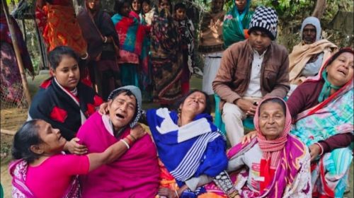 মাদারীপুরে মর্মান্তিক দুর্ঘটনায় কোটালীপাড়ার পাইকের বাড়ি গ্রামে শোকের মাতম