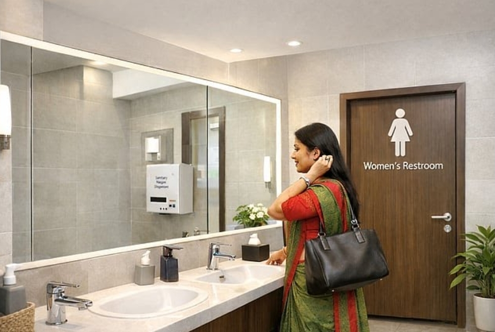 নারীবান্ধব ওয়াশরুমছবি: এআই