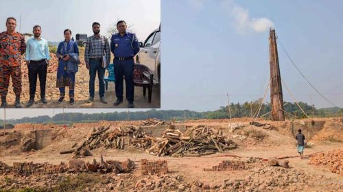 কালিয়ায় অবৈধ ইটভাটার বিরুদ্ধে প্রশাসনের অভিযান