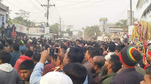 শরণখোলায় বিএনপির স্মরণীয় মিছিল ও পথসভা: ধানের শীষের পক্ষে জোড়ালো সমর্থন