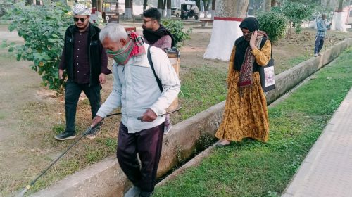 রাকসুর উদ্যোগে মশা নিধন কর্মসূচি