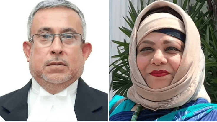 বিচারপতি মামনুন রহমান ও বিচারপতি নাইমা হায়দার। ছবি : সংগৃহীত