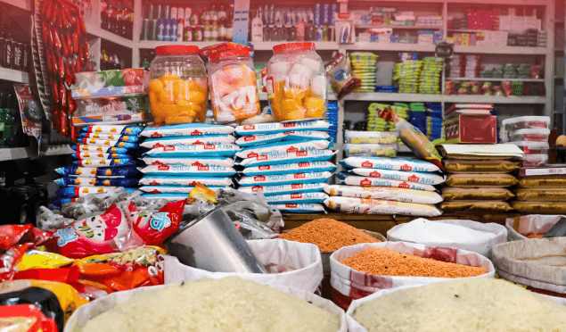 মুদি দোকান। পুরোনো ছবি