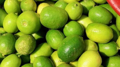 দোকানে বিক্রির জন্য সাজিয়ে রাখা লেবু | ছবি : দৈনিক ইতিহাস