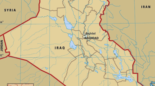 ইরাকের মানচিত্র। ছবি : সংগৃহীত