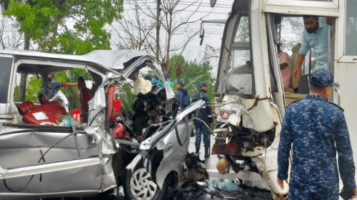 বাগেরহাটে বাস-মাইক্রোবাসের ভয়াবহ সংঘর্ষ, নিহত ১৩