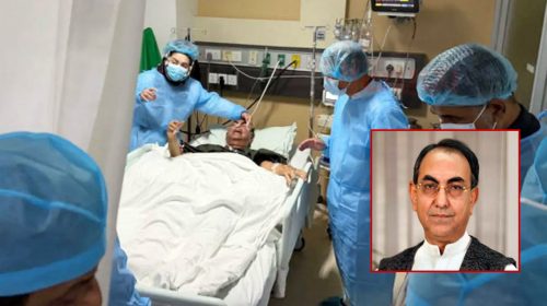 রাজধানীর এভারকেয়ার হাসপাতালে বিএনপির স্থায়ী কমিটির সদস্য মির্জা আব্বাস | ছবি : সংগৃহীত