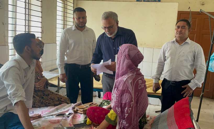 ভেড়ামারা স্বাস্থ্যকেন্দ্রে আকস্মিক অভিযান