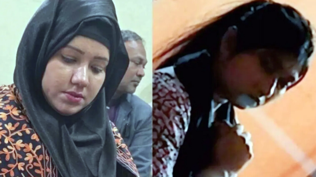 বিএনপি নেত্রী নিপা খাতুন ও কলেজছাত্রী ঈশিতা আক্তার তিশা। ছবি : সংগৃহীত